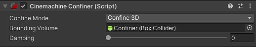 CinemachineConfiner