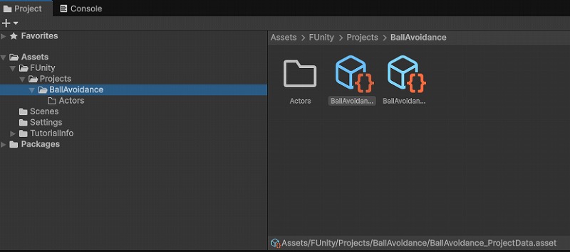 プロジェクトフォルダ