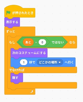 Scratch のプログラム